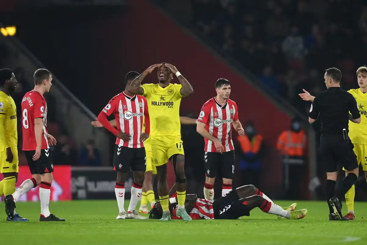 Match officials confirmed for Southampton vs Brentford